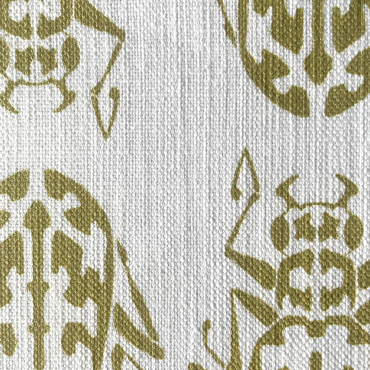 Insect Gold on White Scatter Cushion Cover